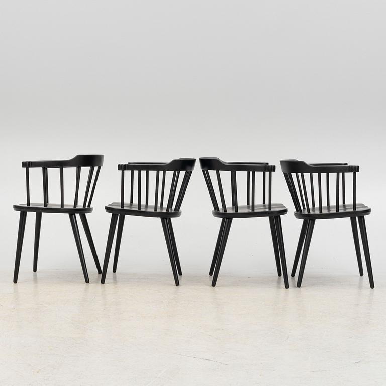 Karin Mobring, four "Torpet" chairs, IKEA, Sweden, 1960's.