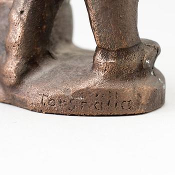 ALLAN EBELING, skulptur, brons, signerad Ebeling, Torshälla.