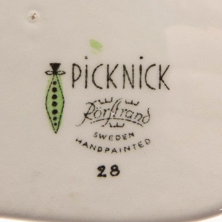 Marianne Westman, fat/ugnsform och skärbräda, "Picknick" Rörstrand.