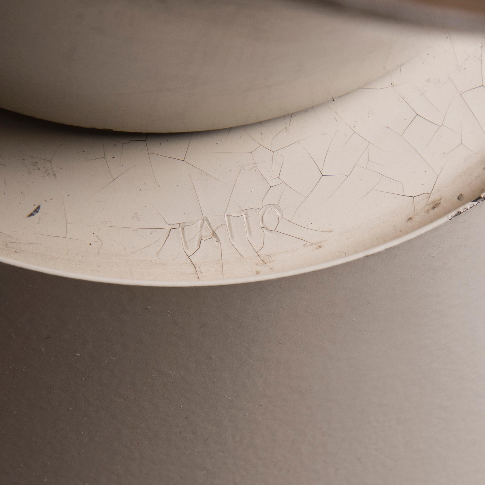 PAAVO TYNELL, PAIR OF CEILING LAMPS. Manufactured by Oy Taito Ab, late 1940s.