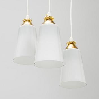 A mid-20th-century pendant ceiling light, Finland.