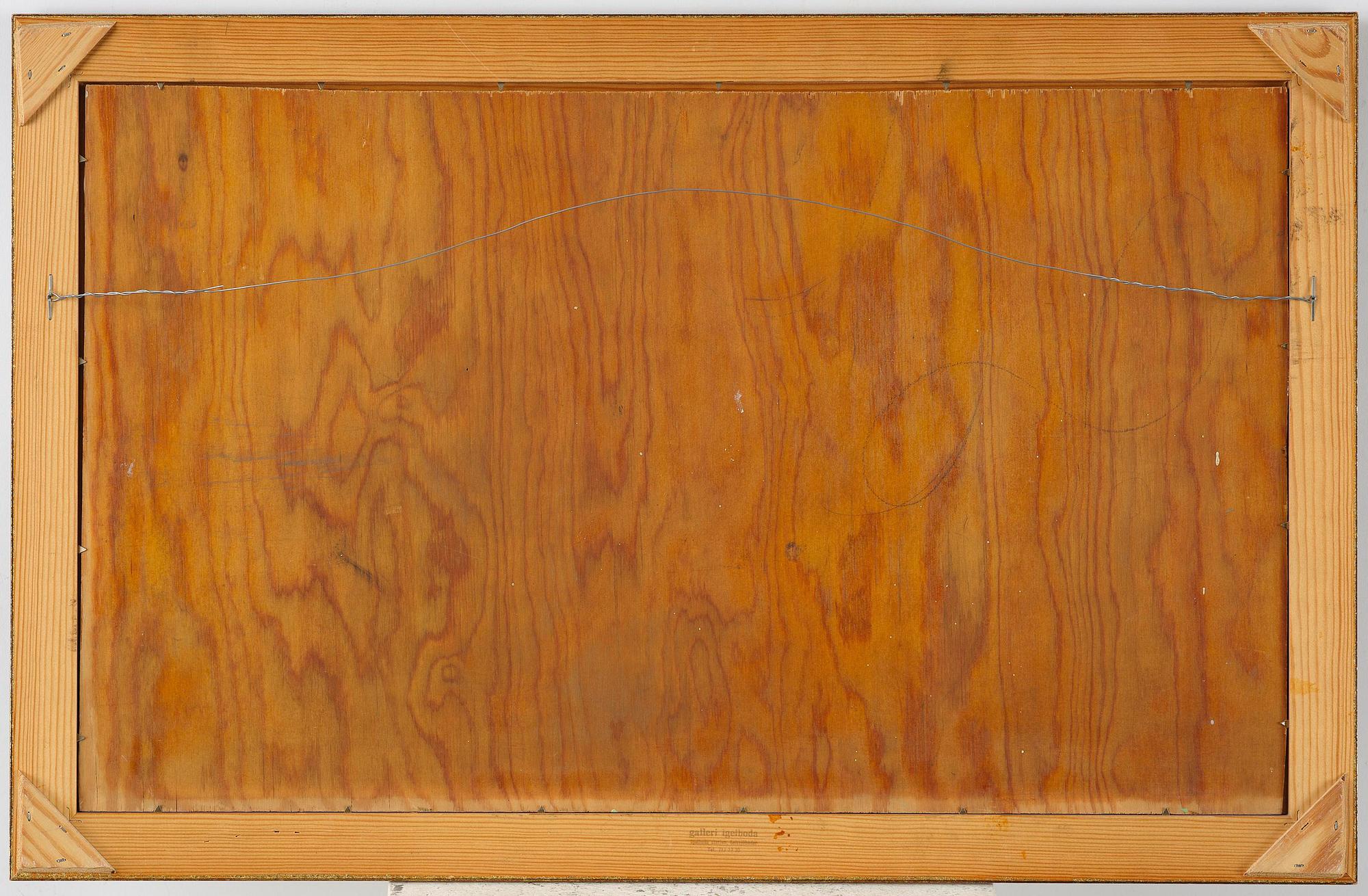 Olle Nyman, Landscape with houses.