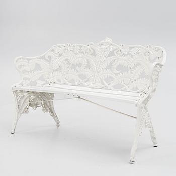 Trädgårdssoffa, Melins Metallgjuteri, Anderstorp, 1900-talets andra hälft.