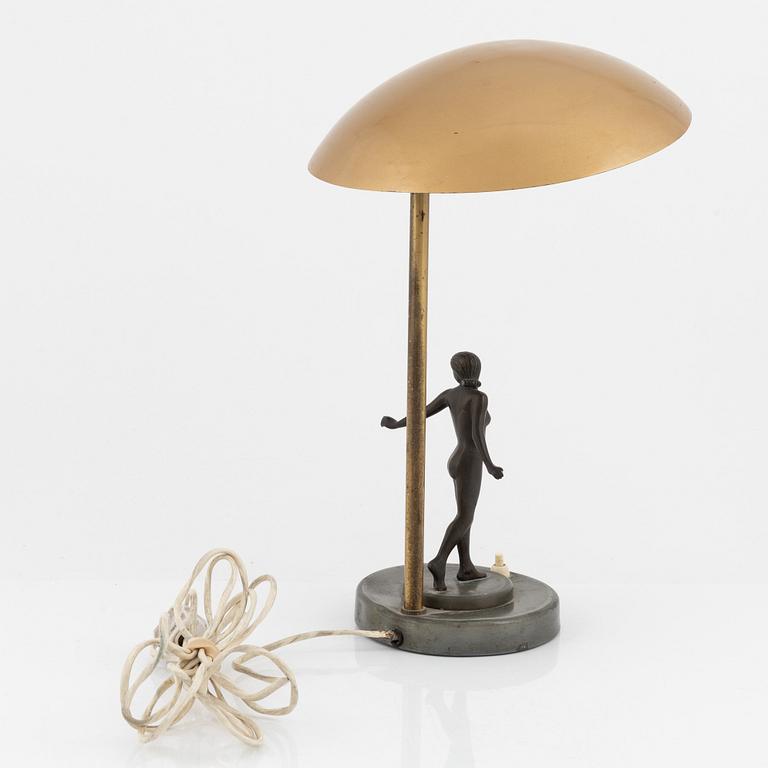 A Art Deco table light, 1930's.