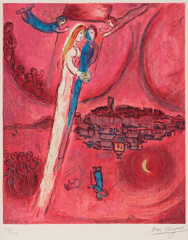 Marc Chagall (Efter), "Le cantique des cantiques".