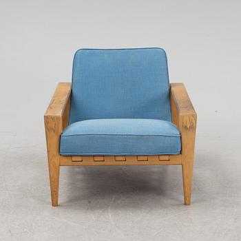 Svante Skogh, a 'Bodö' oak easy chair, AB Hjertquist & Co, Nässjö, designed in 1957.