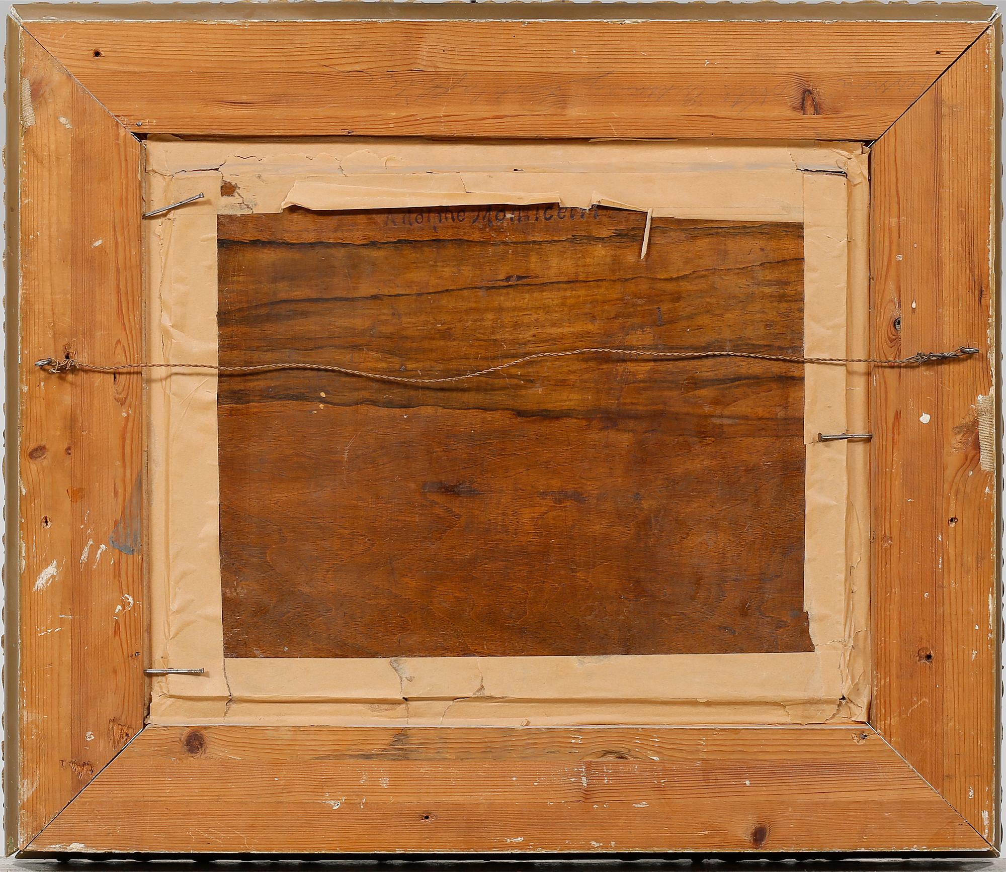 ADOLPHE MONTICELLI, attributed to, oil on panel, signed.