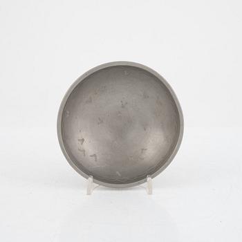 Firma Svenskt Tenn, a set of three pewter bowls, Stockholm, Sweden 1924, 1926 and 1930, model A 9, A 216 and A 7.