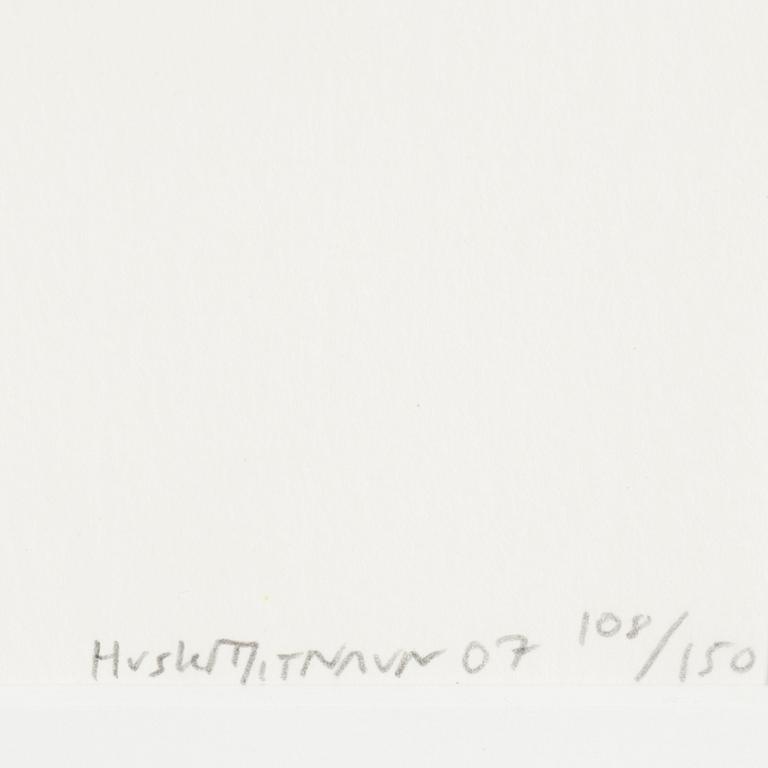 Husk Mit Navn, screenprint, dated 07 and numbered 108/150.