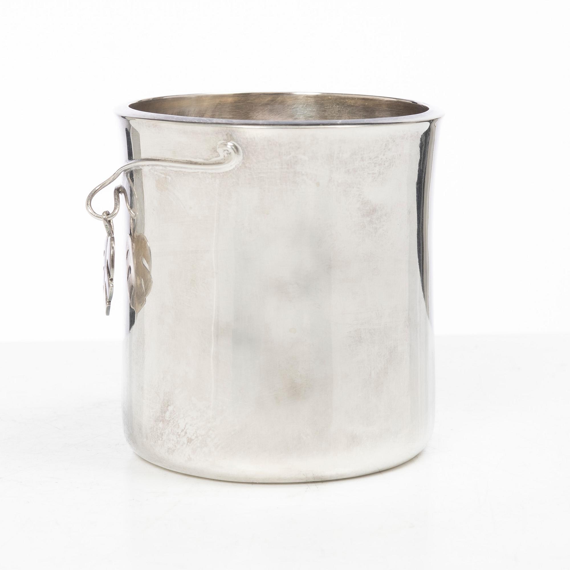 Gunnar Cyrén, bägare/vas, sterling silver, Gävle 1977.