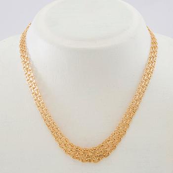 Necklace X-link 18K gold.