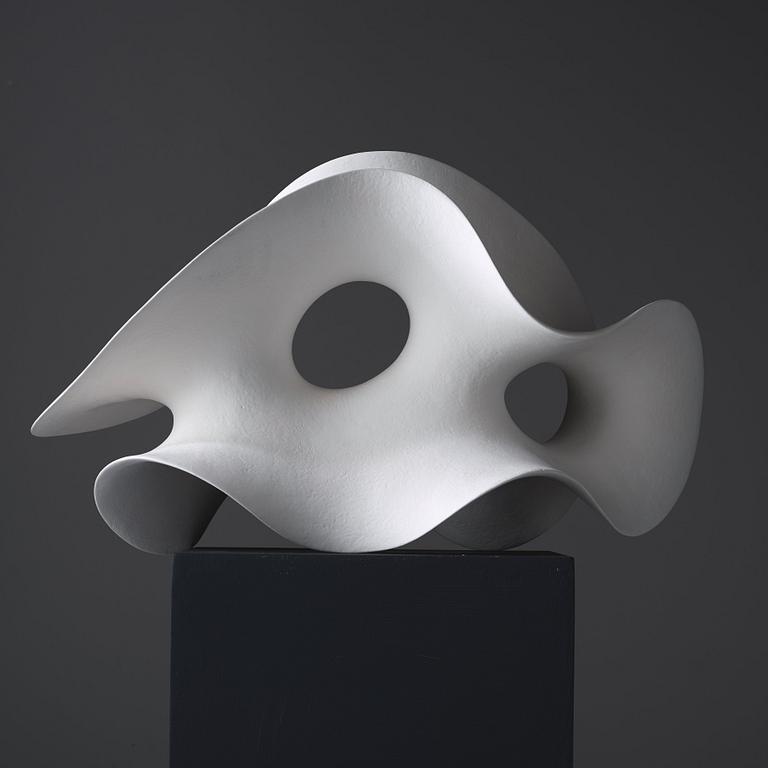 Eva Hild, an engobed stoneware sculpture "Loop 319", Sparsör Sweden 2005.