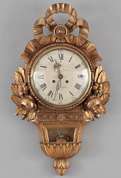 VÄGGPENDYL, C Engberg, Stockholm, gustaviansk stil, omkring 1900-talets mitt.