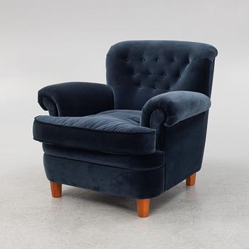 Josef Frank, a model 568 armchair, Firma Svenskt Tenn, Sweden.