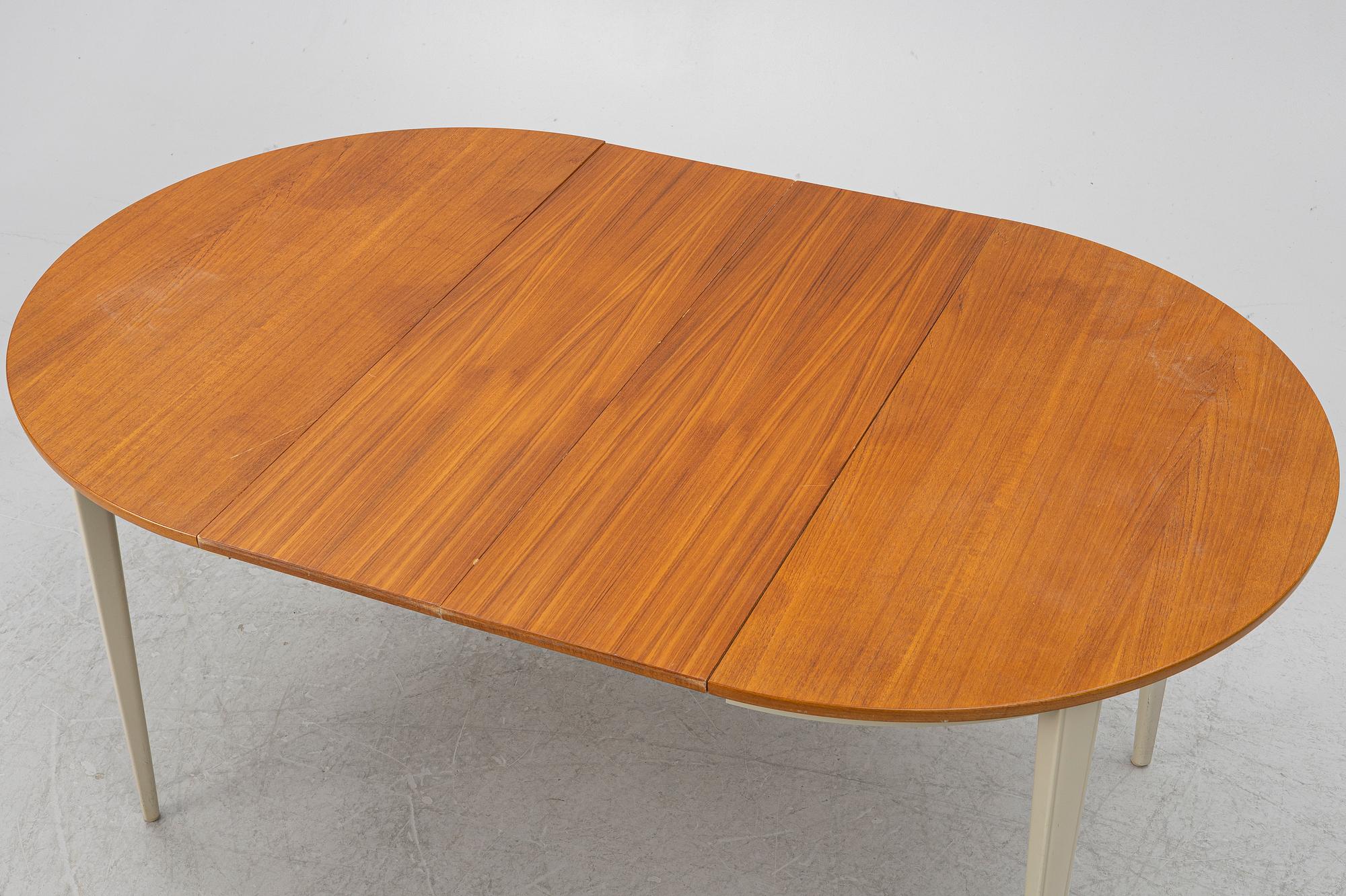 IKEA, A 'Sober' dining table with four chairs, IKEa, sweden, 1960's.