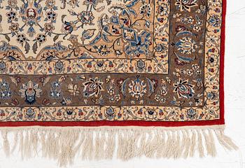 A semi antique Nain Tuteshk rug, Central Persia, c. 190 x 108 cm.