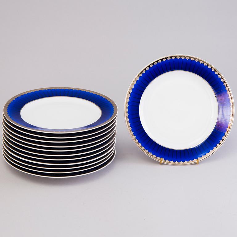 SIGVARD BERNADOTTE, A 58-piece porcelain dinner set, "Christineholm".