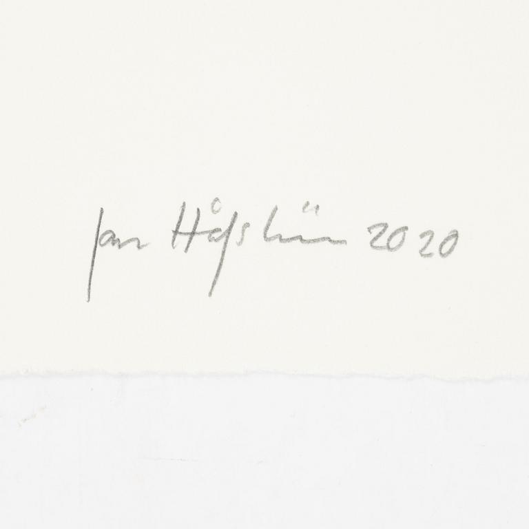 Jan Håfström, färgetsning, 2020, signerad 45/50.