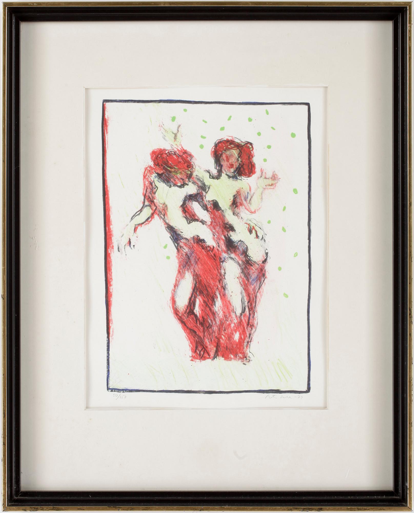 PETER DAHL, litografi, signerad och numrerad 58/250. Daterad -79.