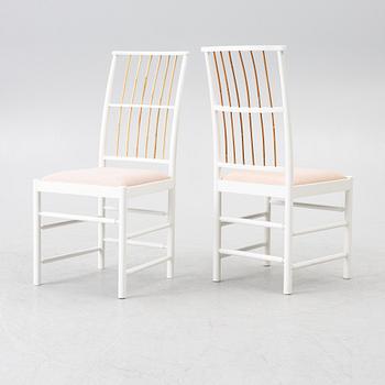 Josef Frank, chairs, 6 pcs, model B 2025, Svenskt Tenn, after 1985.
