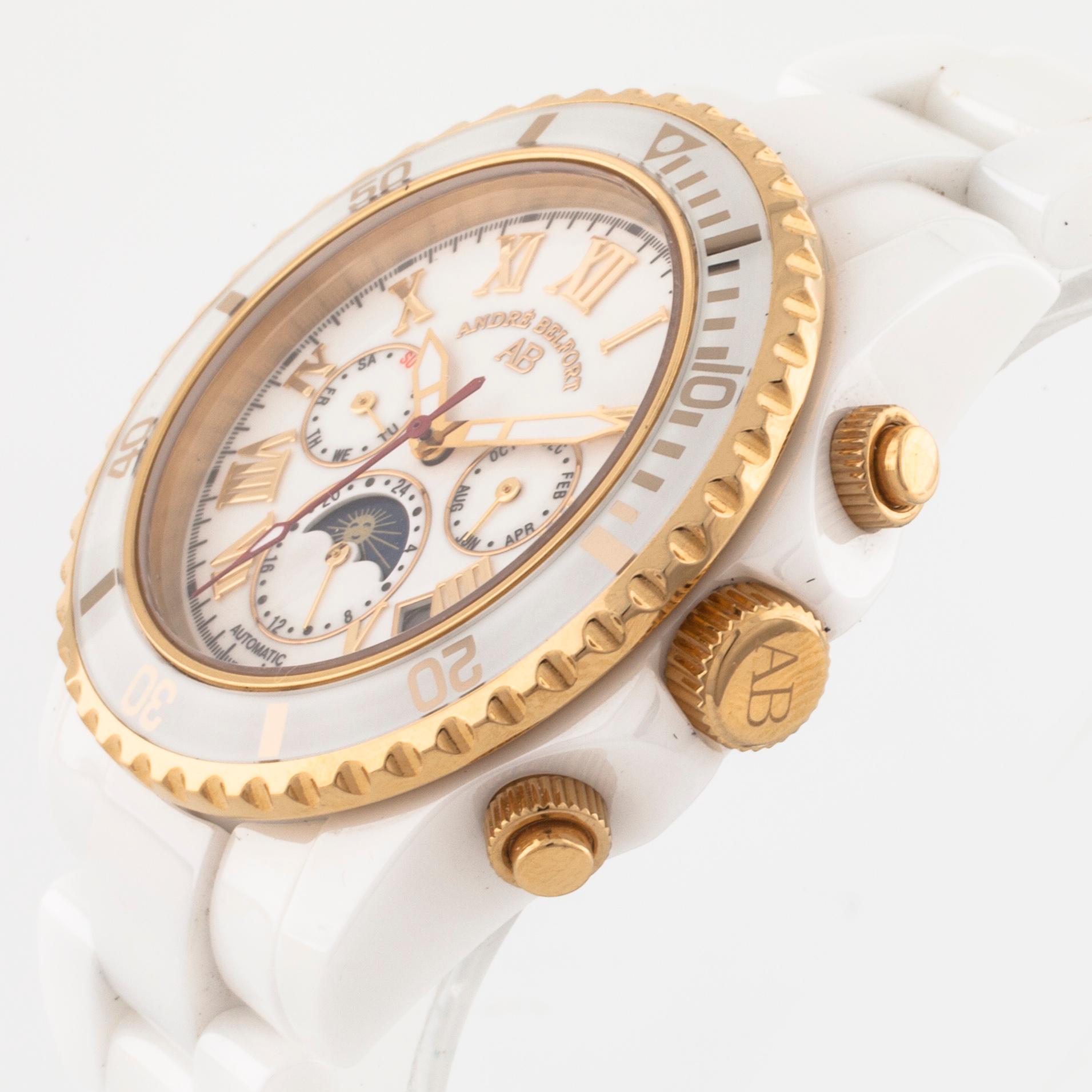 ANDRÉ BELFORT AB, Siréne, wristwatch, 41 mm.