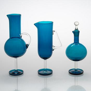 Nanny Still, a 24-piece 'Harlequin' glassware for Riihimäen Lasi Oy.