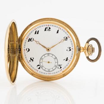 Postala, pocket watch, hunter-case, 53 mm.