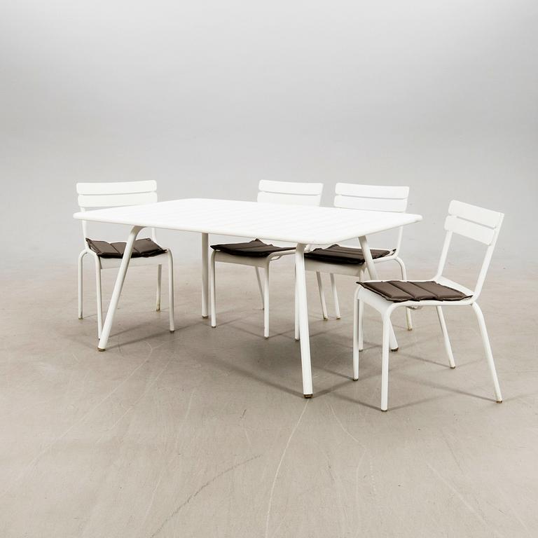 Frédéric Sofia, garden furniture 5 pcs "Luxembourg" for Fermob 2000s.