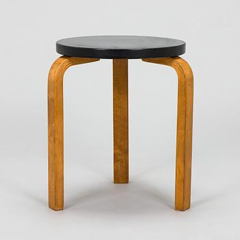 Alvar Aalto, a 1930s '60' stool for OY Huonekalu- ja Rakennustyötehdas A.B. Finland.
