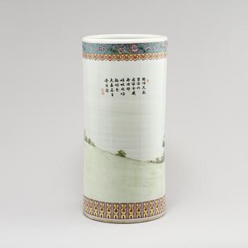 PARAPLYSTÄLL, porslin, Kina, 1900-tal.
