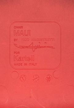STOLAR, 2+2+2 st, "Maui", Vico Magistretti för Kartell.