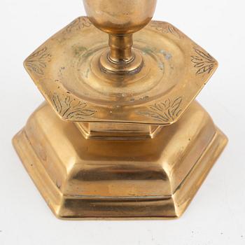 Ljusstakar, ett par, Nordeuropa, omkring år 1700, Barock.