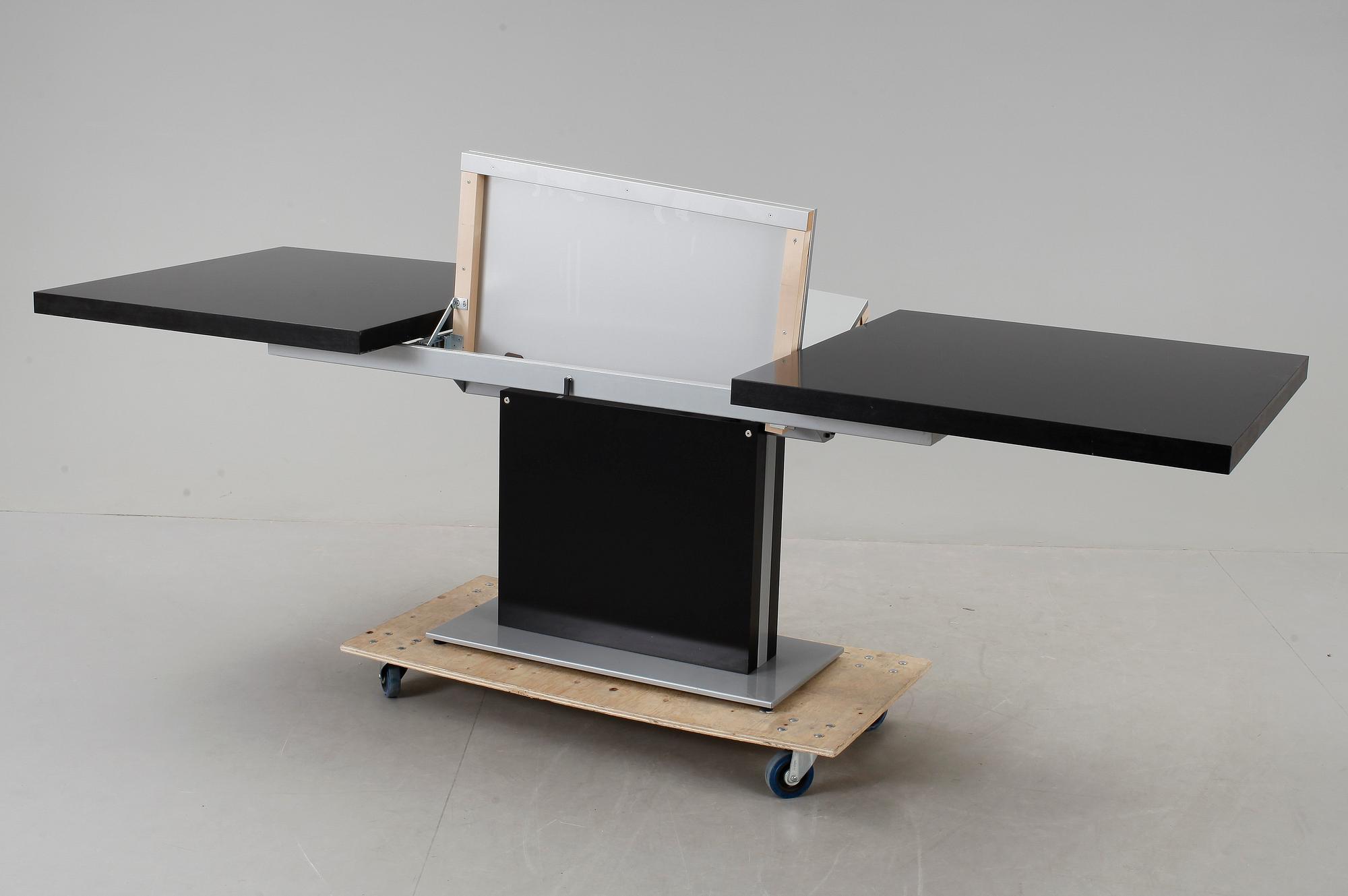 KONFERENBORD/MATBORD, trä samt metall, modern tillverkning.