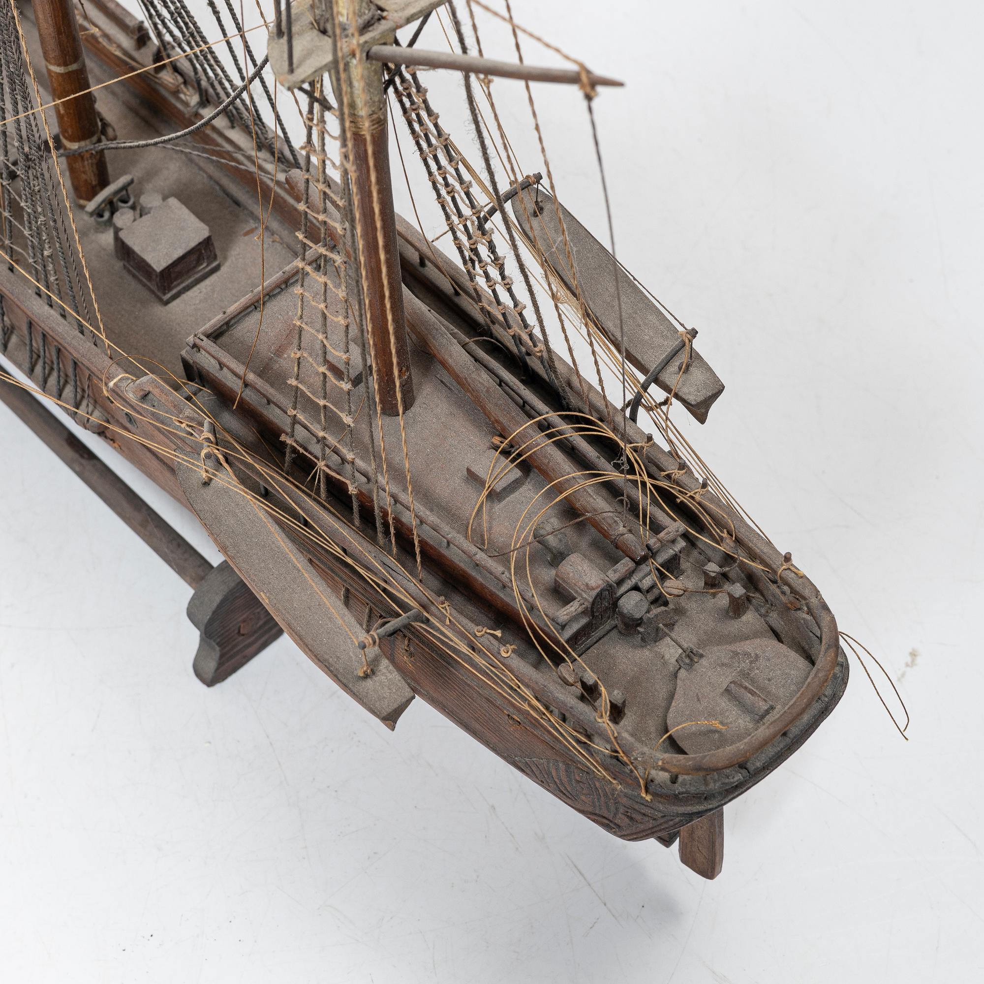 Fartygsmodell, 1900-tal.