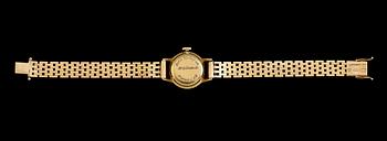 ARMBANDSUR, 18 k guld, Alpina. Total vikt inklusive ur 27,8 g.