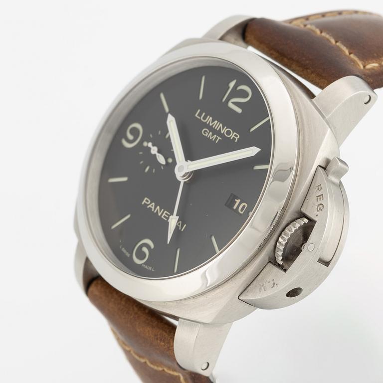 Panerai, Luminor Marina 1950 GMT, wristwatch, 44 mm.