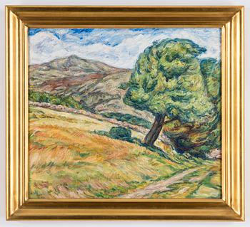 Sigfrid Ullman, "Varberget", landskap från norra Halland.