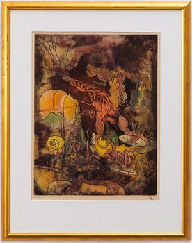 Roberto Matta, "Hurle Flamme".