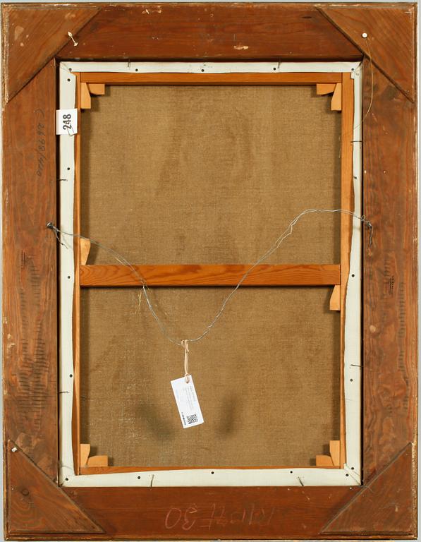 SAM UHRDIN, oil on canvas, signed and dated 1937.