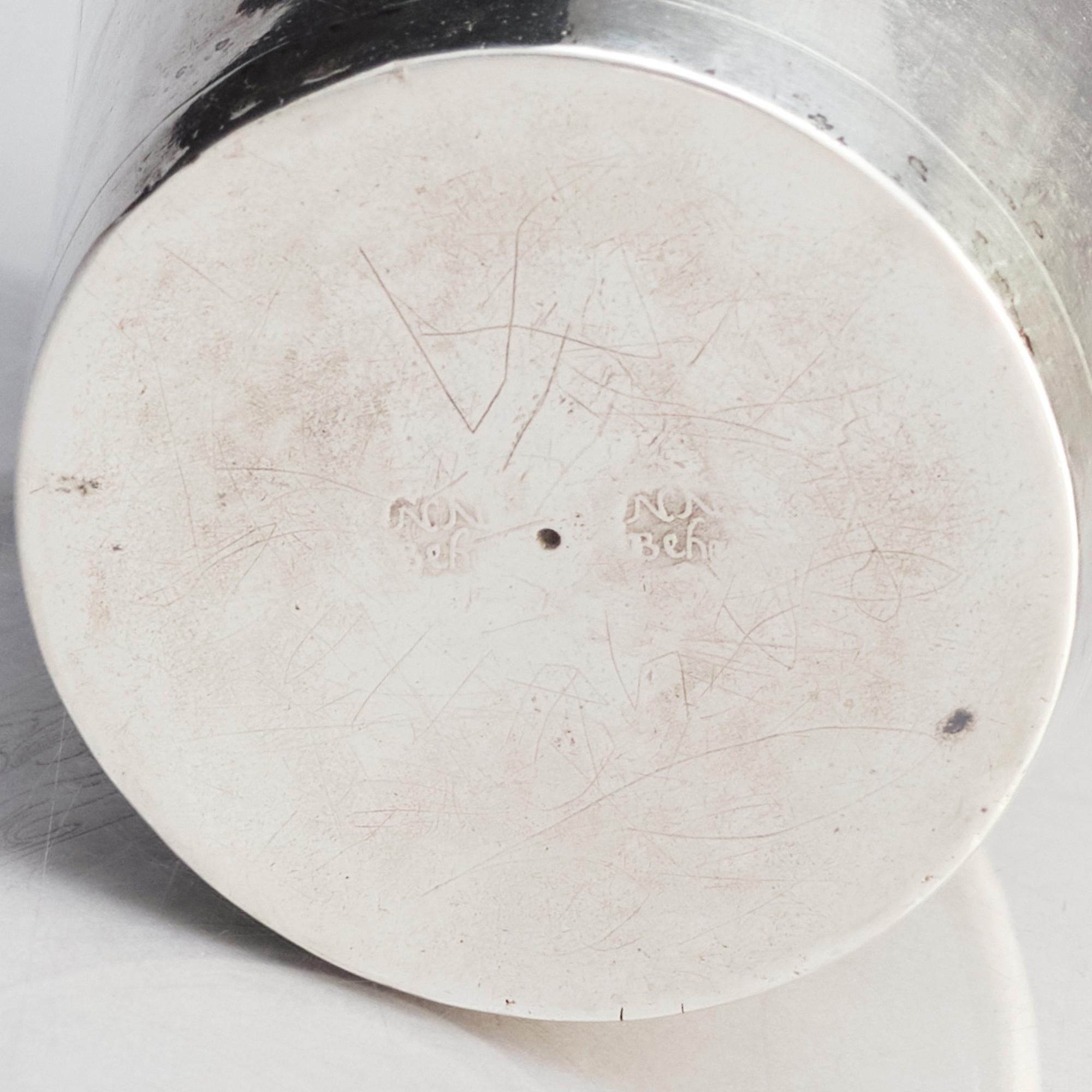 A Swedish silver beaker, mark of Nils Nilsson Behm the younger, Linköping (active 1698-1720).