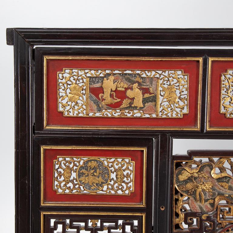 Headboard, China, 19th/20th century.