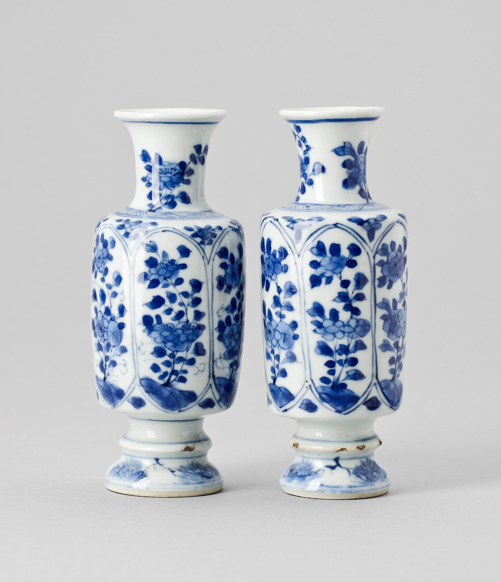 VASER, ett par, Kina, Kangxi (1622-1722).