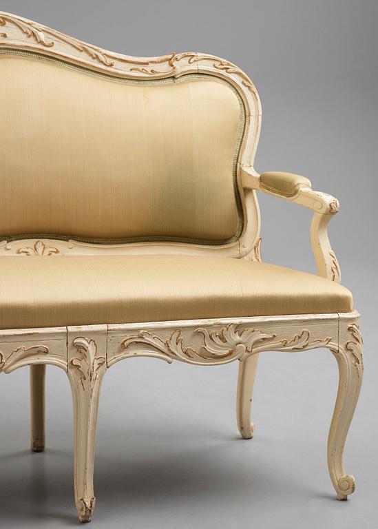 A Swedish Rococo 18th century sofa.