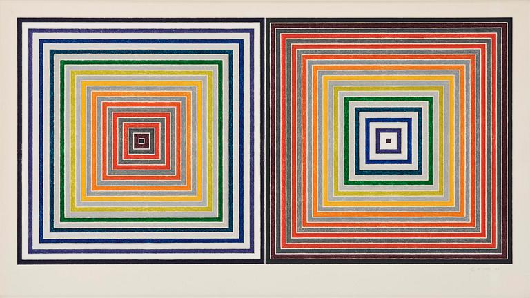 Frank Stella, "Double Gray Scramble".