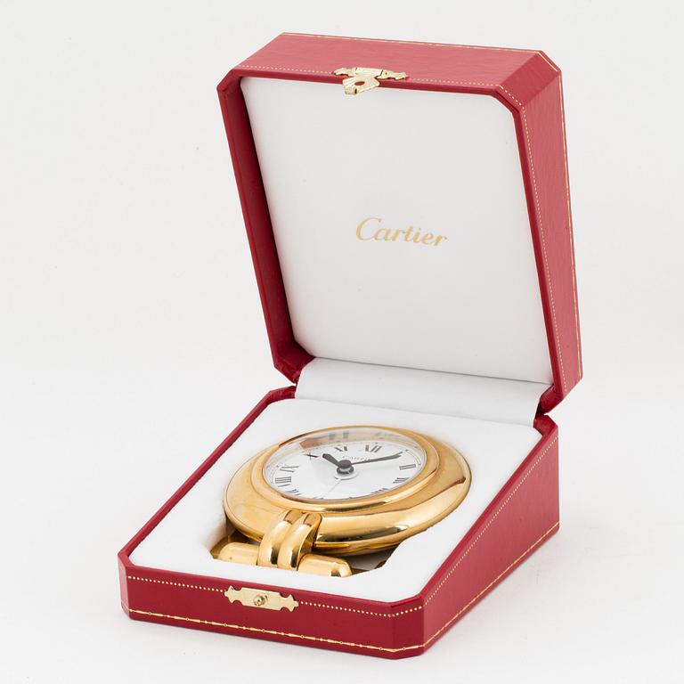 CARTIER, clock, 78 mm.