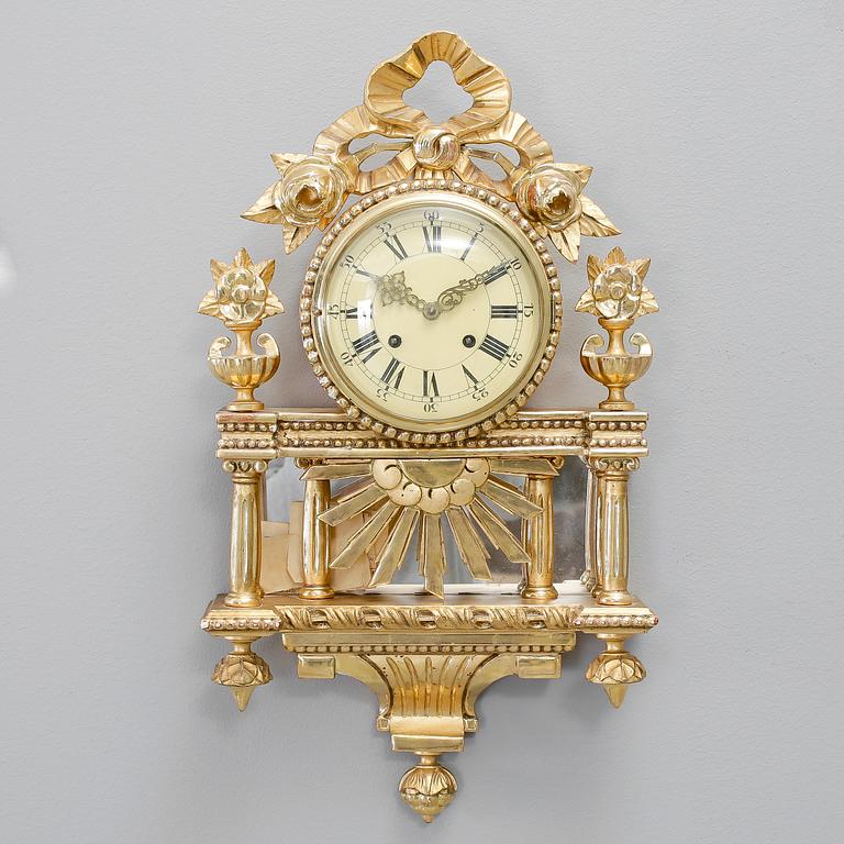 VÄGGPENDYL, gustaviansk stil, 1900-tal.