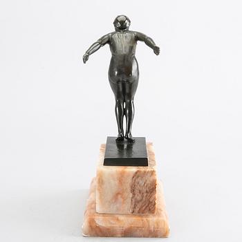 CARIN NILSON, attributed to, sculpture, bronze.
