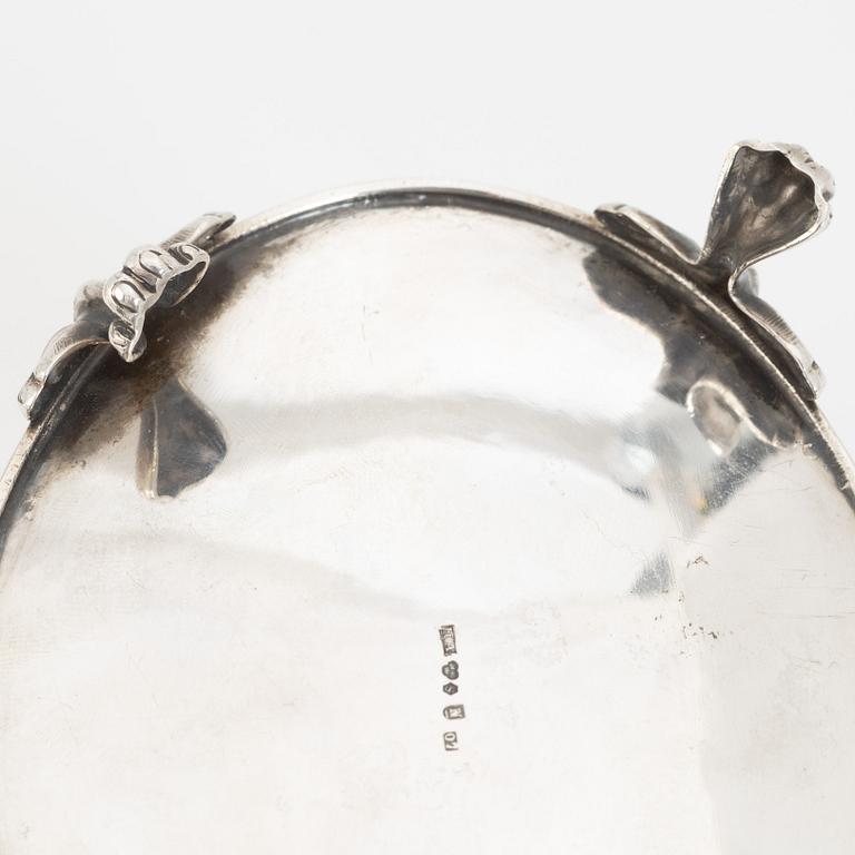 Sockerskrin, silver, gustaviansk stil, Norrköping 1916.