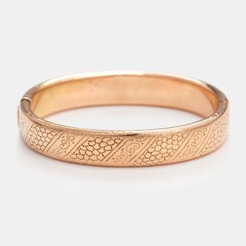 Alexander Edvard Tillander, Armband, 14K guld. S:t Petersburg, sekelskiftet 1800/1900.