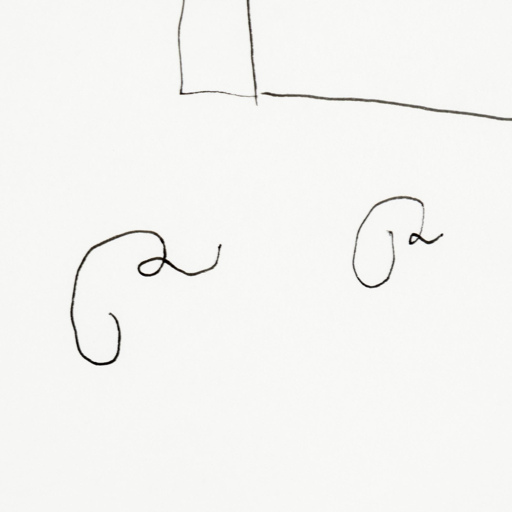 ROGER RISBERG, indian ink on paper, 2007, signed RR.